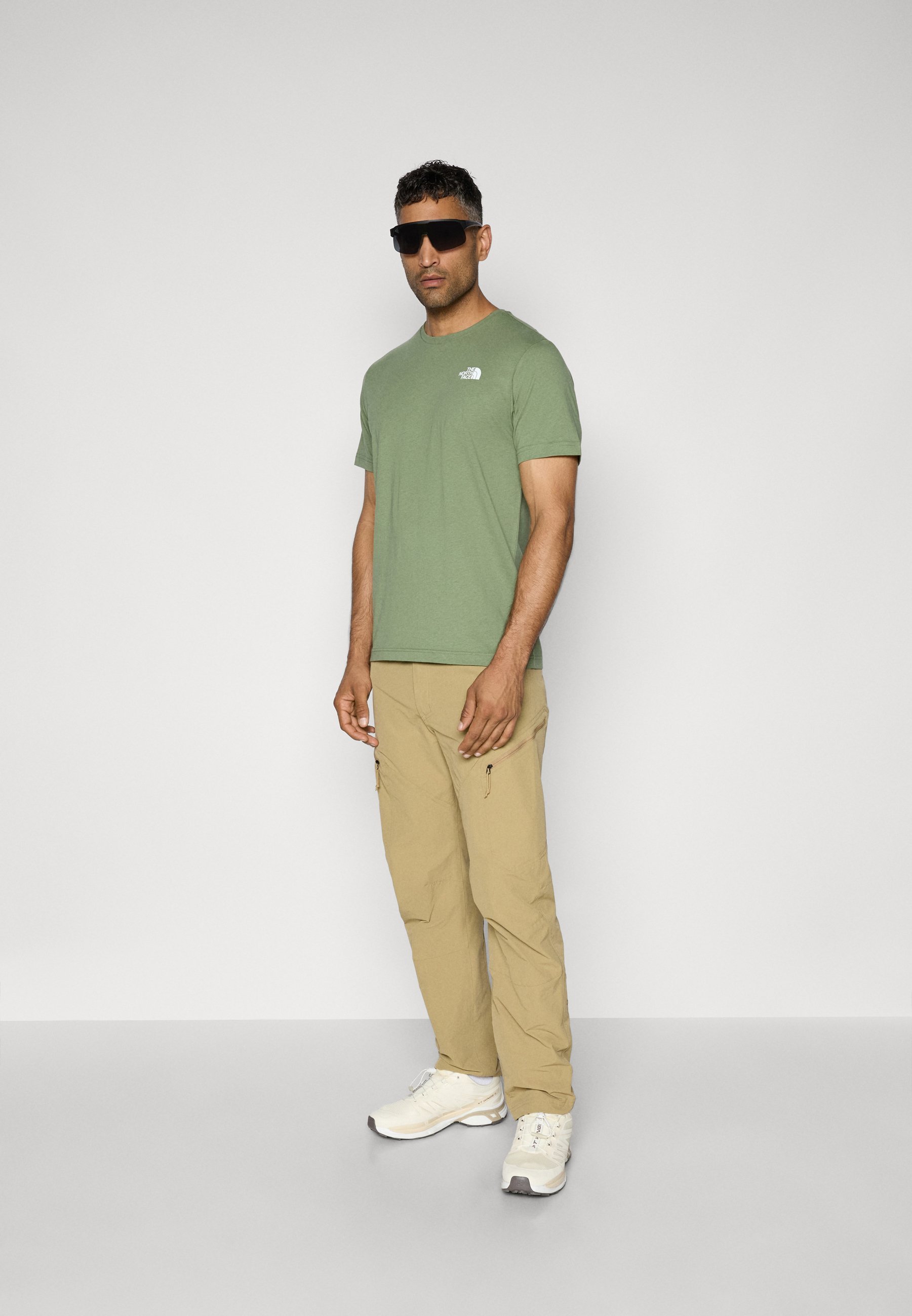 The North Face BOX CELEBRATION TEE - Bedrucktes T-Shirt - Rindennebel