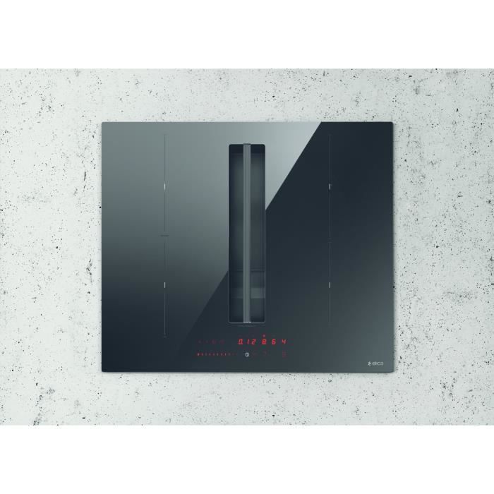 Plaque à induction aspirante - ELICA - NikolaTesla Fit - BL/A/60 - 4 feux - 60 x 51,5 cm - Noir