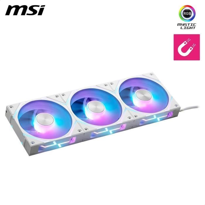 Refrigeração para PC - MSI - 306-7G24F04-809 - MPG EZ120 ARGB BRANCO-3W