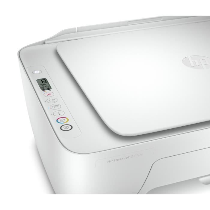 Imprimante tout-en-un HP DeskJet 2710e jet d'encre couleur - 6 mois d'Instant ink inclus avec HP+