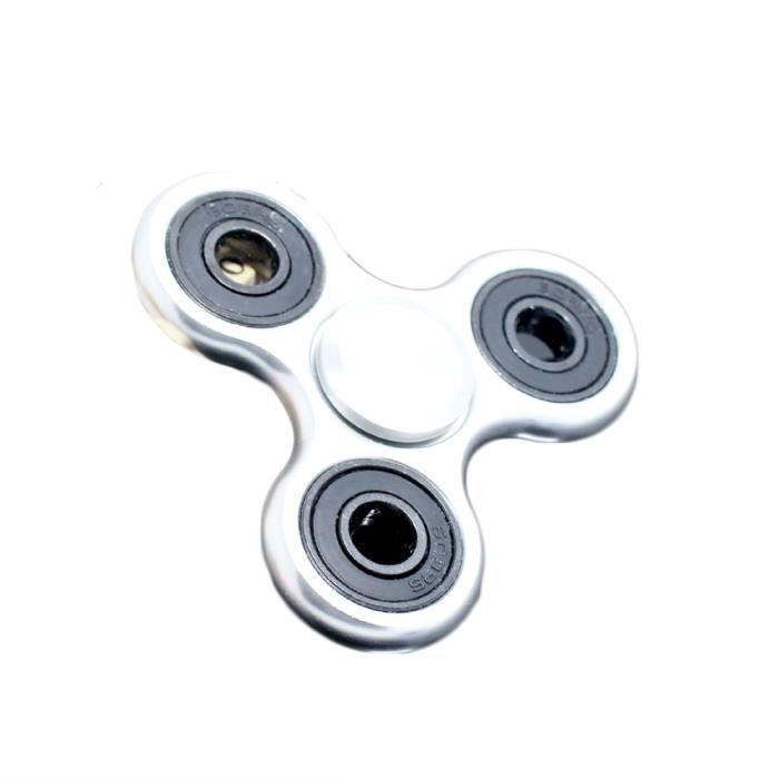 Jouet de décompression - Nouvel Spinner - Hand Spinner Métal - Enfant - Argent