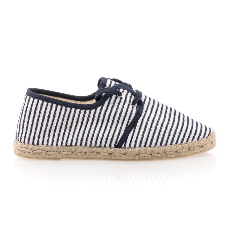 Blå espadriller med tausåler til dame