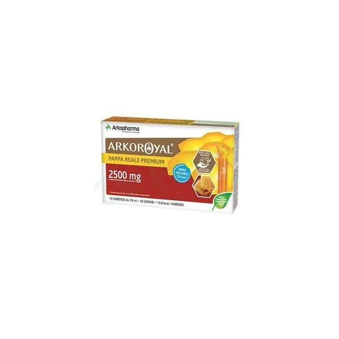 ARKOPHARMA Arkopharma Arkoroyal Premium Koninginnengelei 2500 mg 10 ampullen zonder suiker