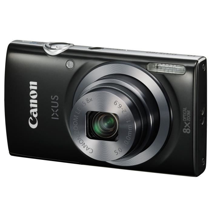 CANON IXUS 160 Black - 20 Megapixel CCD 8x Zoom Compact Digital Camera