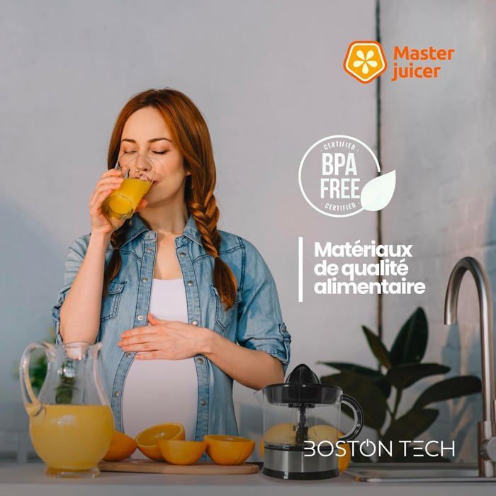 MasterJuicer: Electric Citrus Juicer | 700 ml, Bidirectional Rotation, 40W | 2 Cones, BPA Free