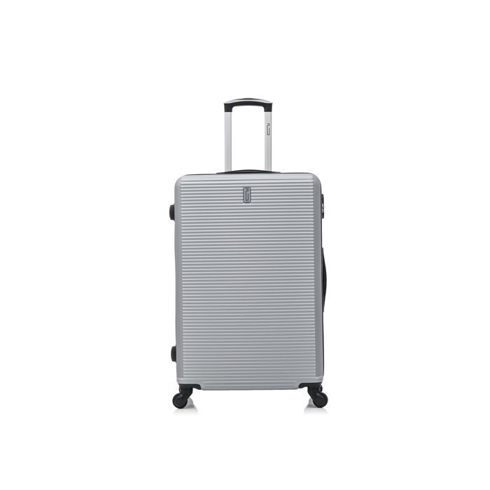 Valigia grande 75 cm 23 kg | Valigia da weekend CELIMS | Ruote a 360° | Lucchetto | Grigio