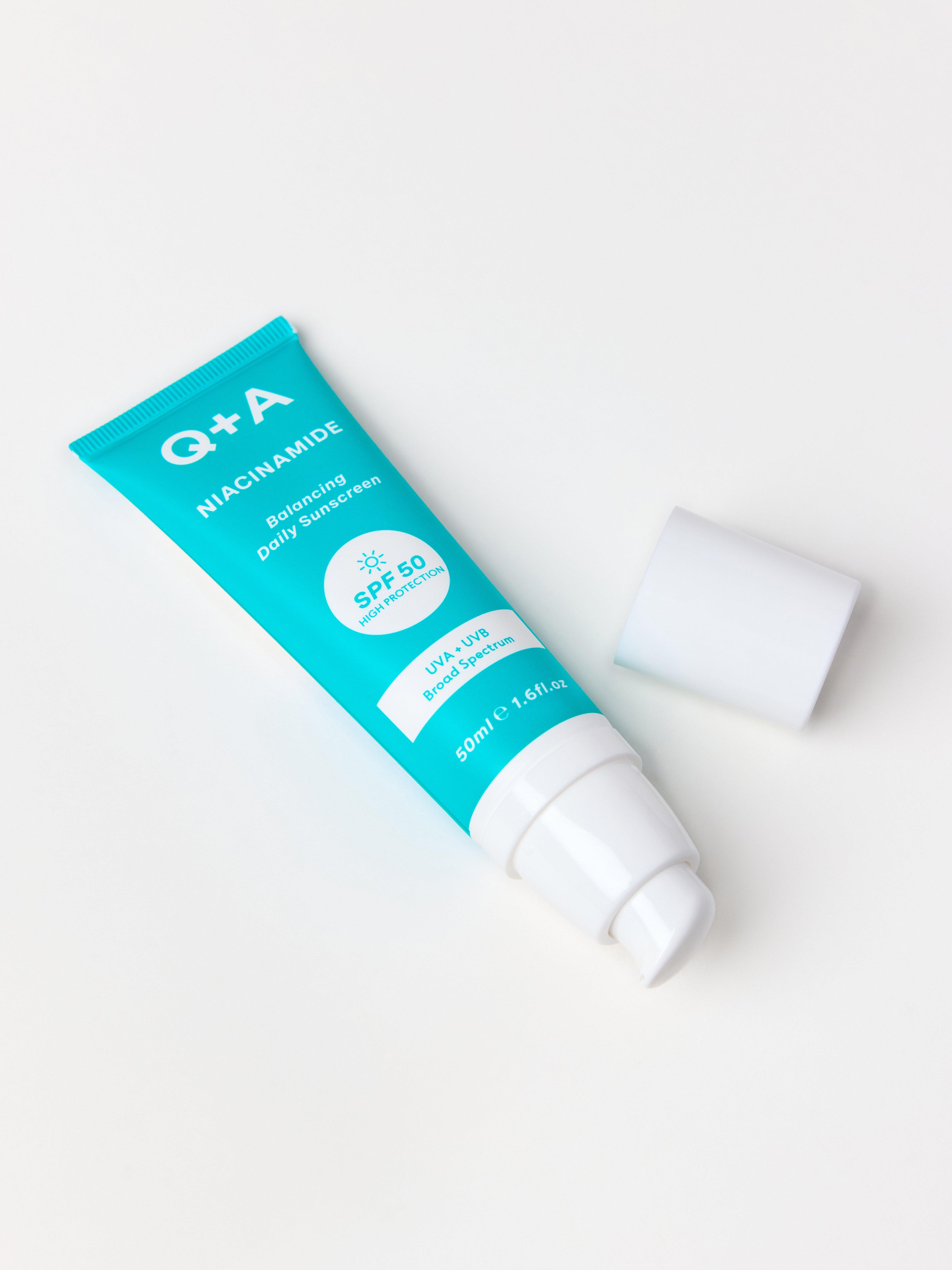 QA Niacinamid Solcreme 50 SPF Ingen farve
