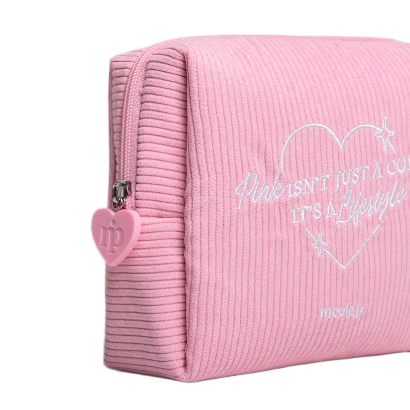 Accessori Corduroy Beauty - Pink - Beauty Case