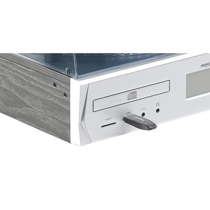 Tourne-disque multifonction - MHX-620.dab - Noir - Bluetooth - Encodeur numérique - Radio DAB+
