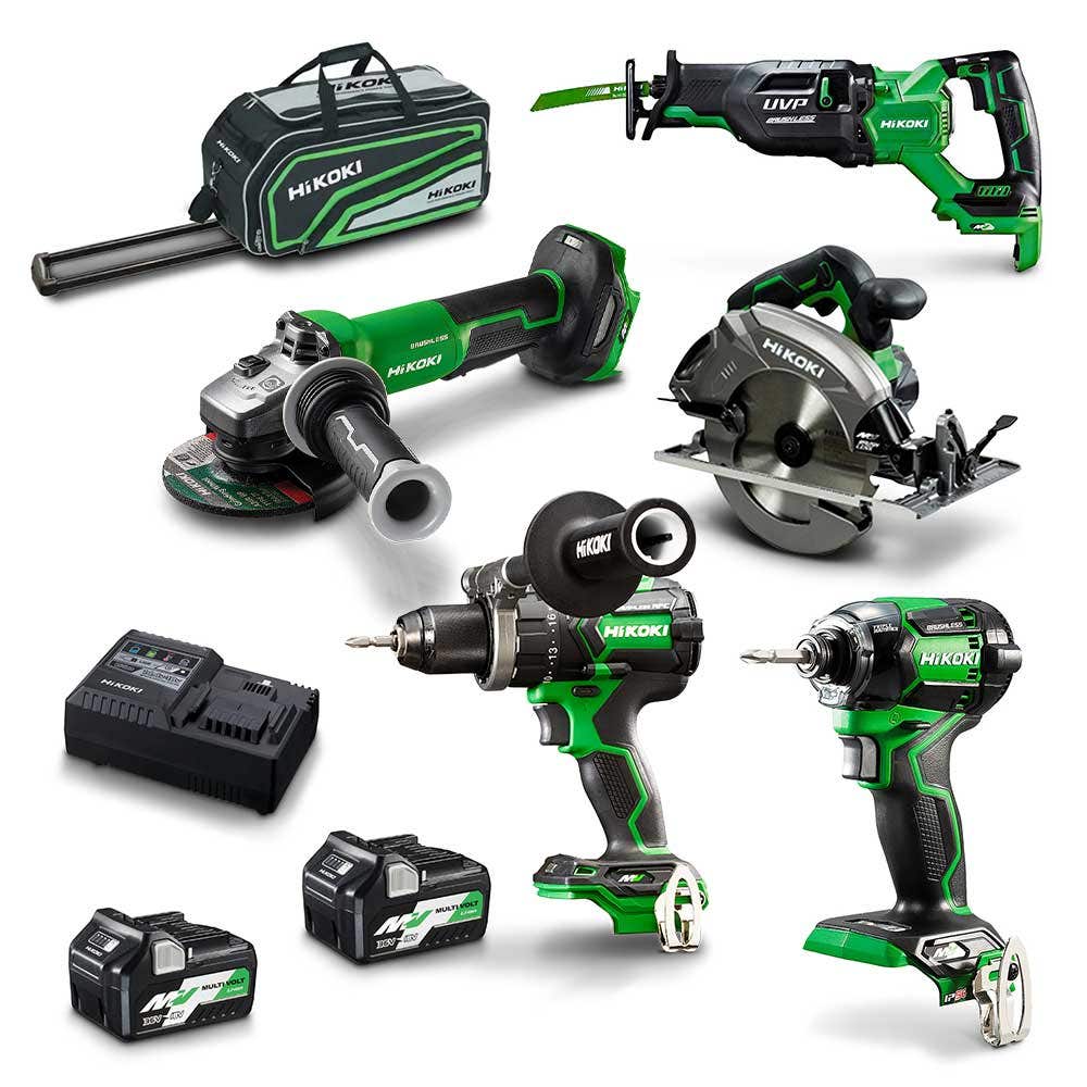 HiKOKI 36V Brushless 5-teiliges Akku-Pack 2 x 2,5/5,0 Ah KC36D5P3(HRZ)