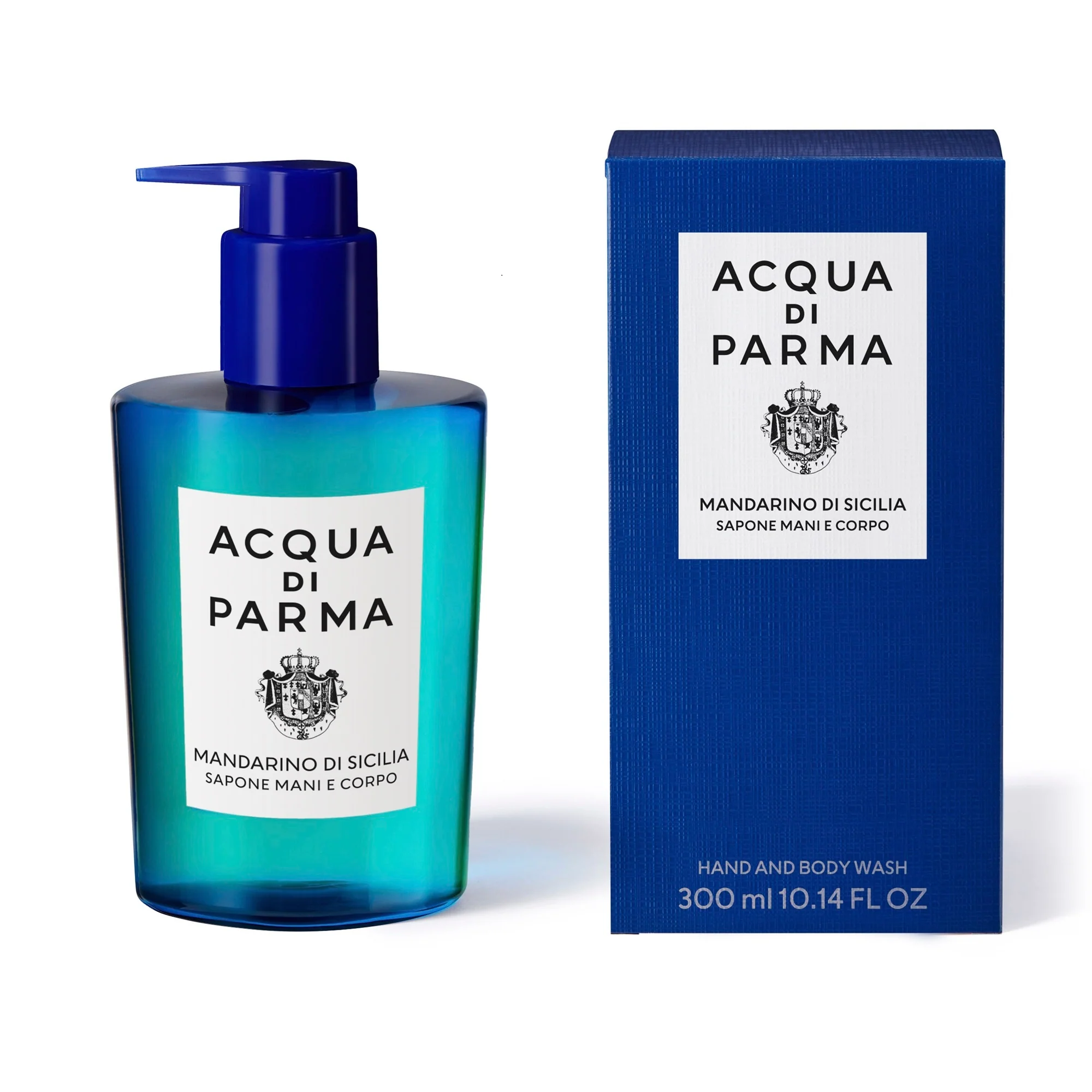 Blu Mediterraneo Mandarino di Sicilia Sapone Mani e Corpo - Bagno e Doccia, Detergente Mani