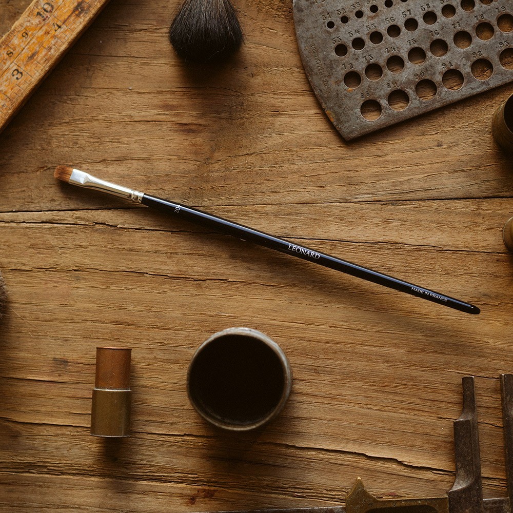 Leonard brushes Pinceau plat paupières