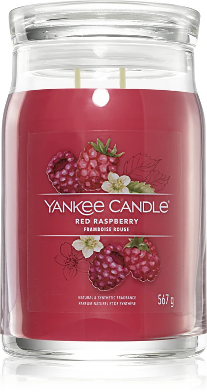 Dišeča sveča Yankee Candle Red Raspberry Signature