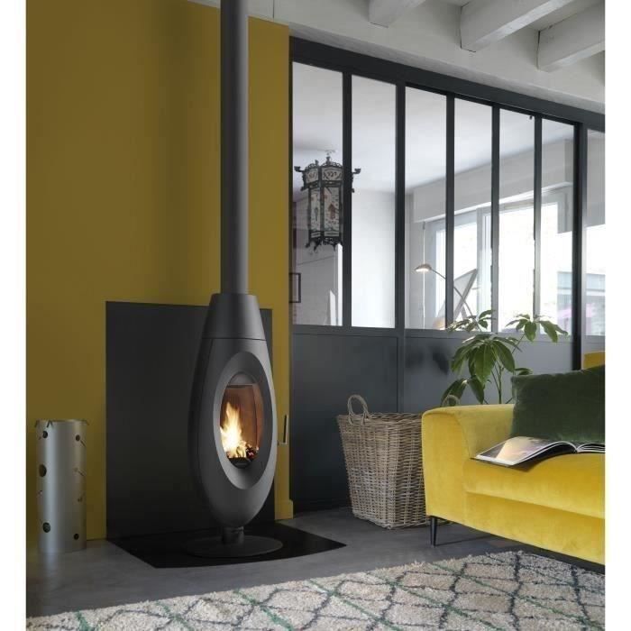 Poêle à bois - INVICTA Ovatio - 5 KW - bûches 32 cm