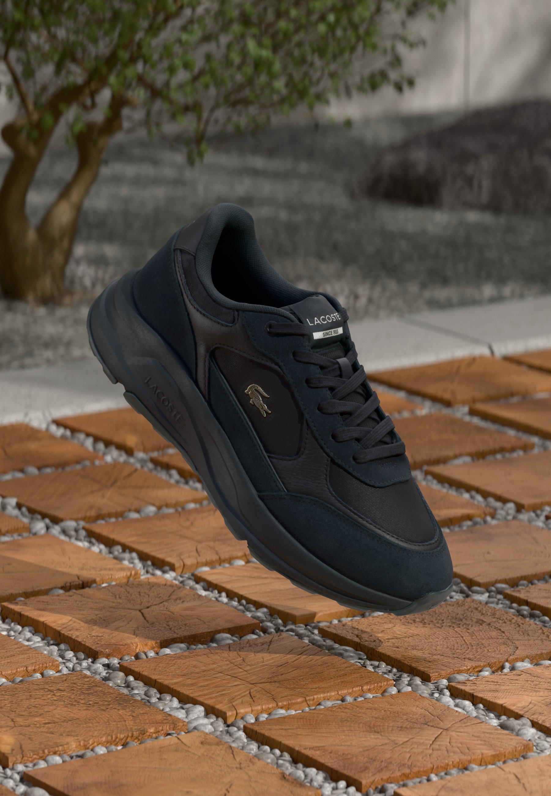 Lacoste RUN SET 225 - Joggesko - dark grey