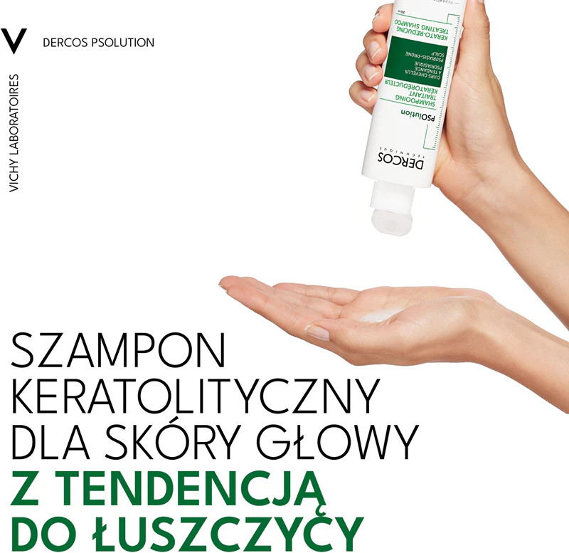 Vichy Dercos PSOlution hypoallergenes Shampoo gegen Schuppenflechte der Kopfhaut