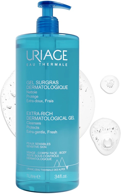 Uriage Hygiène Extra-Rich Dermatological Gel čistilni gel za obraz in telo