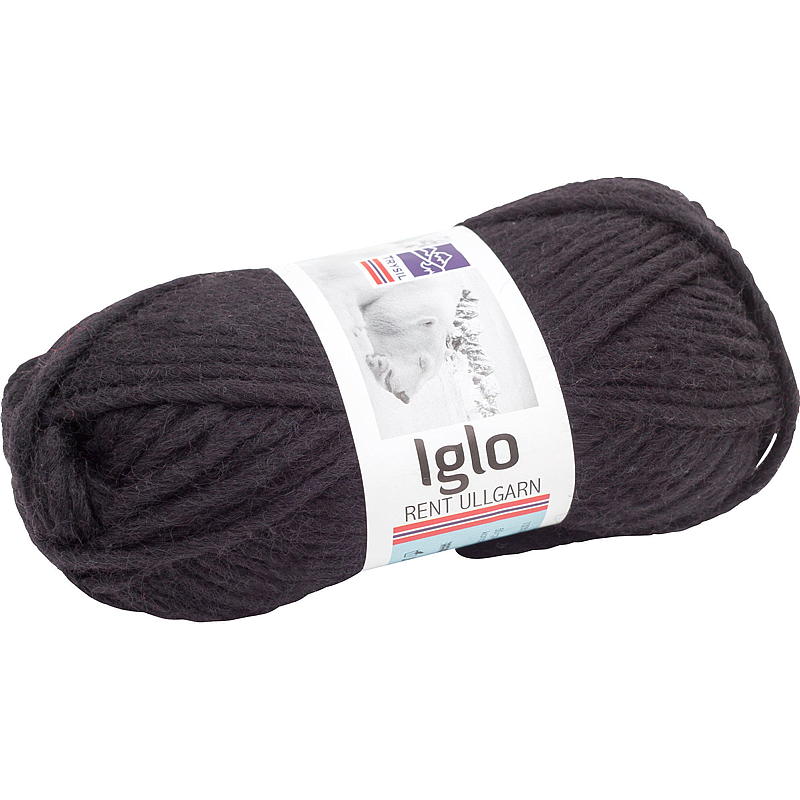 Trysil Iglo ullgarn 100% ull, svart