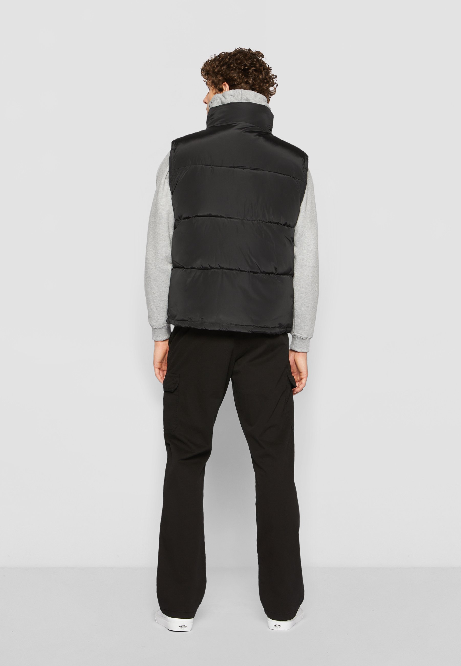 Urban Classics BLOCK PUFFER VEST - Vest - zwart/zwart