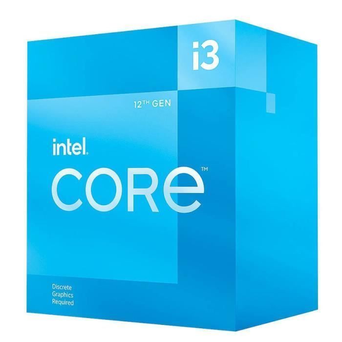 Processor - INTEL - Core i3-12100F - 12M Cache, tot 4,30 GHz (BX8071512100F)