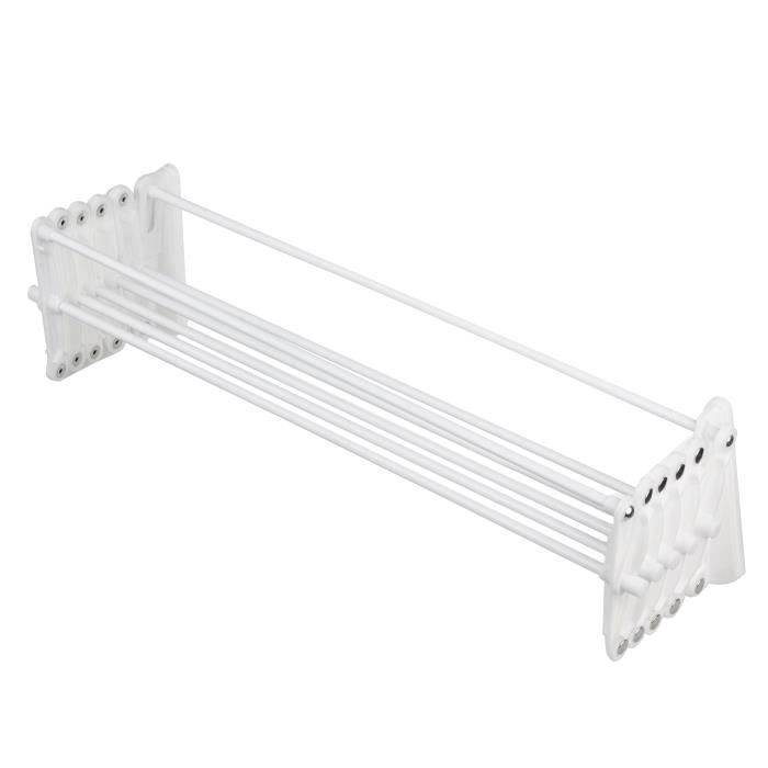 Wasdroogrek - Wit - 90 cm - Opvouwbaar - Badkameraccessoires - Modern