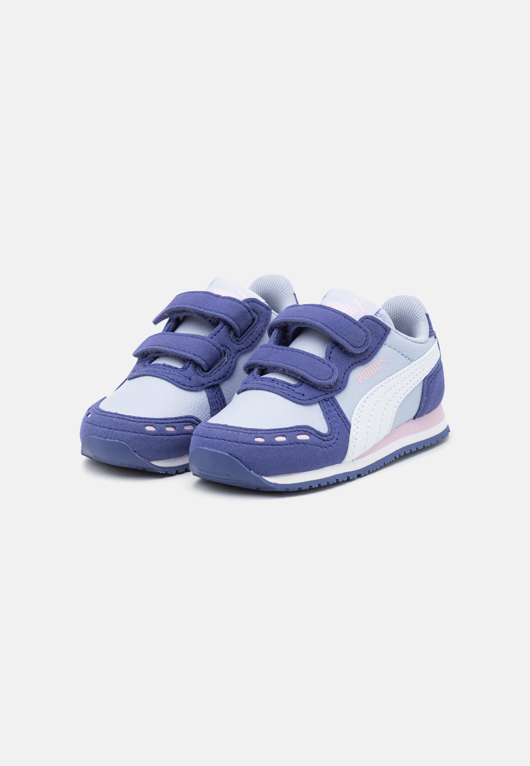 Puma CABANA RACER 20 UNISEX - Športni copati - hladno vreme/bela/modro-vijolična/roza