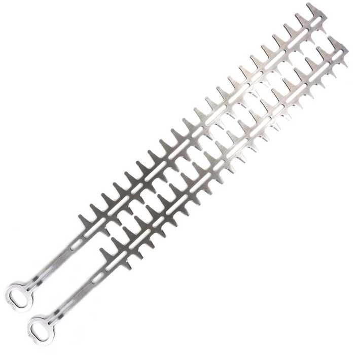 2 cuchillas de doble filo Stihl HS45 para cortasetos, ancho de corte de 600 mm
