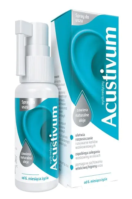 Acustivum, Spray do uszu