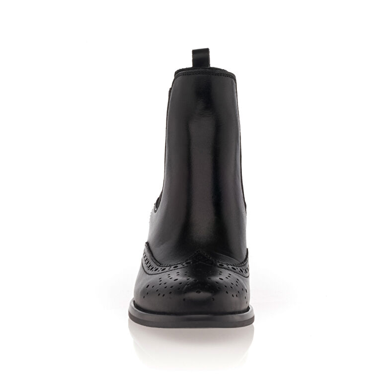 Schwarze Damenstiefel / Stiefeletten