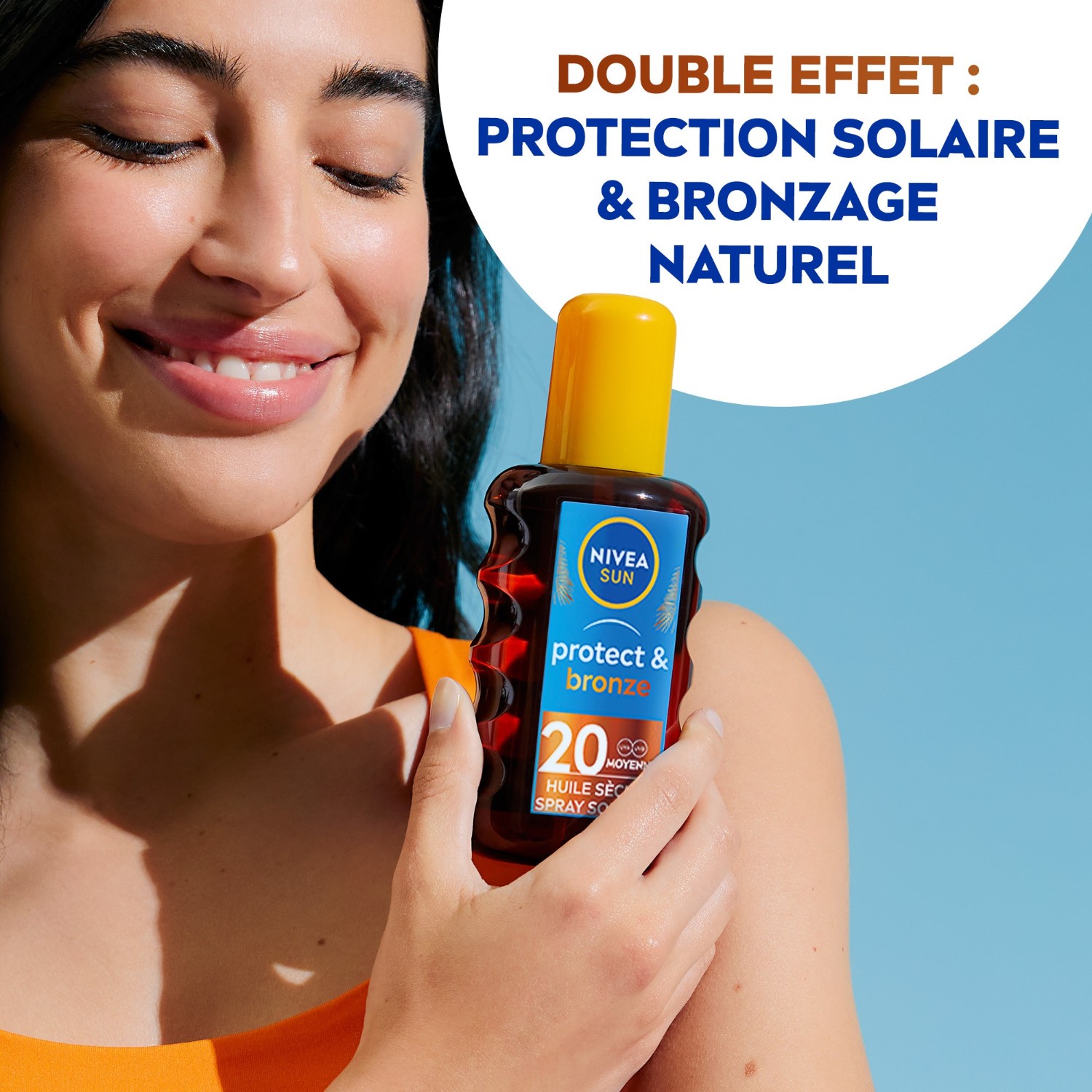 NIVEA Protection solaire Huile sèche activateur de bronzage FPS20