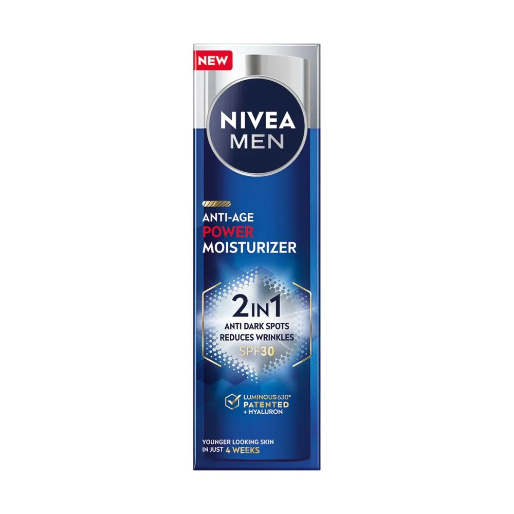 Nivea Men Anti-Age Power Nawilżający krem do twarzy SPF30