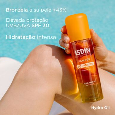 Isdin Biphasic Sunscreen Bronze HydroOil SPF30 200 ml 200 ml