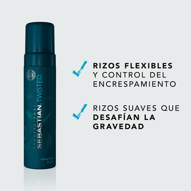 Sebastian Professionals Twisted Styling Foam for krøllete hår 200ml