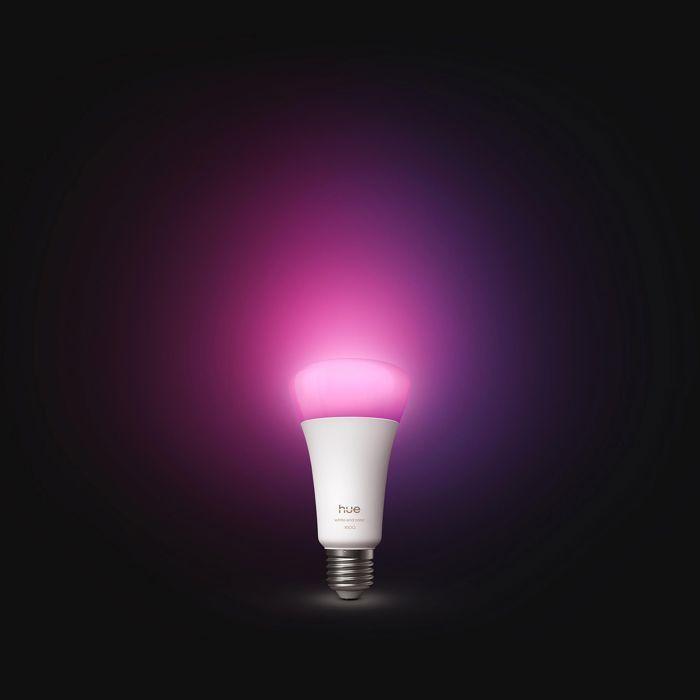 Bombilla LED conectada A67 - PHILIPS HUE - Luz blanca cálida - Base E27 - 11,8 W - 1000-2000 K - 1600 lúmenes