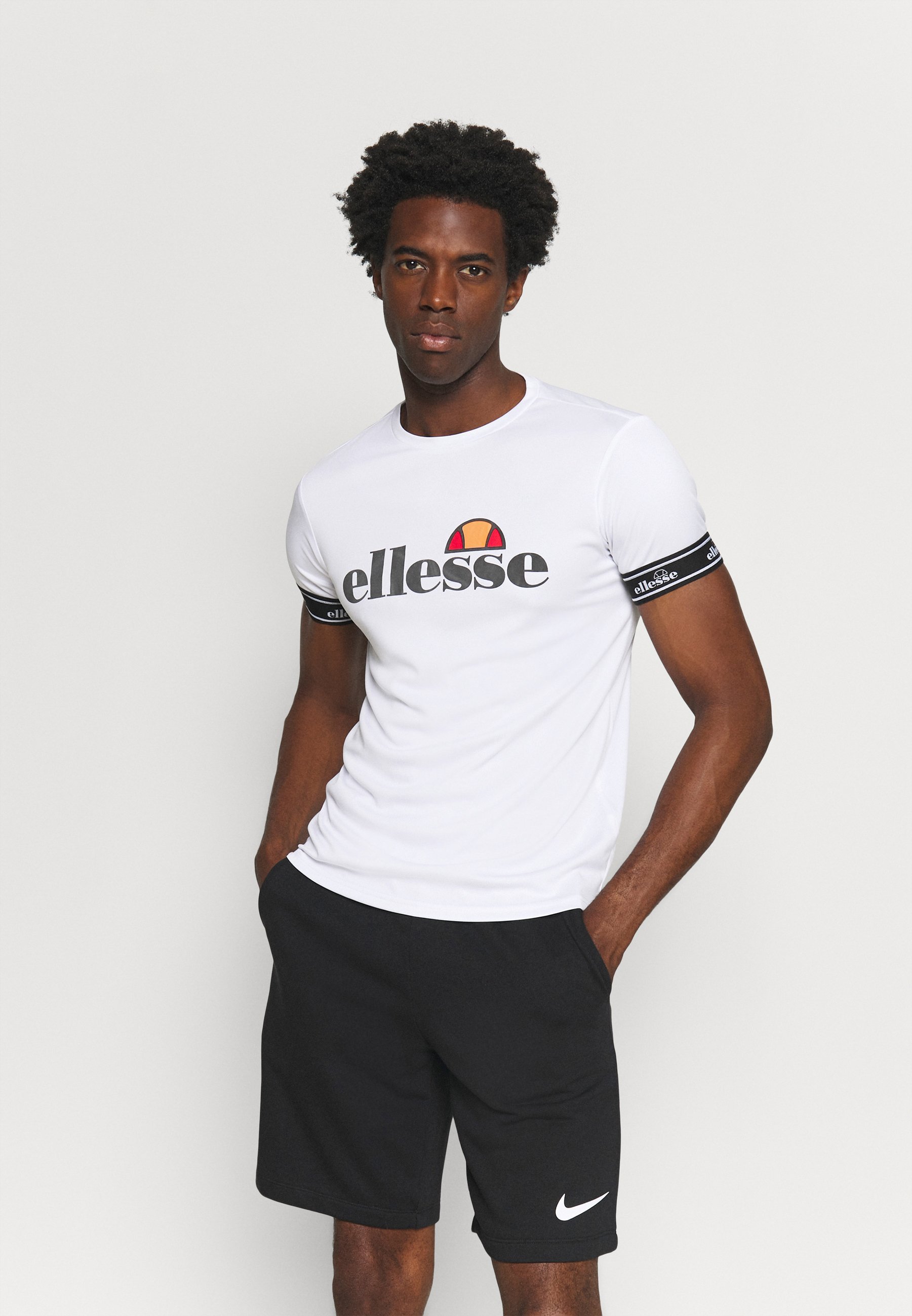 Ellesse ALENTE T-shirt - T-shirt met print - wit