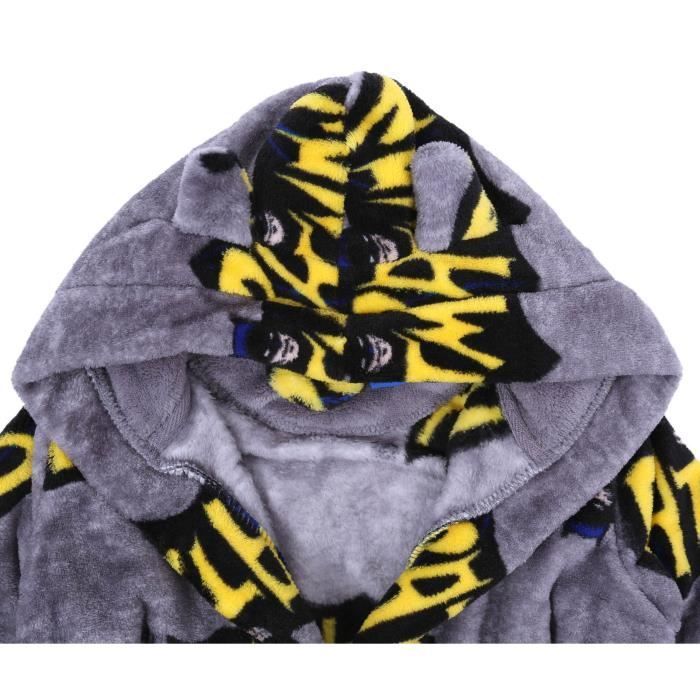Peignoir enfant garçon gris - DC COMICS - BATMAN