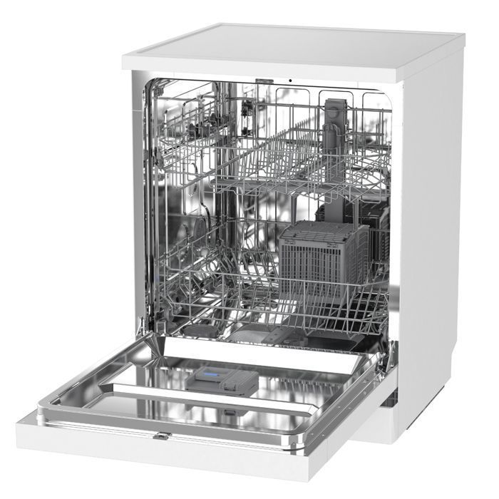 GEDTECH - Lave-vaisselle posable blanc 14 couverts GLV1446WH - Départ différé - Eco - Rapide - 46 dB
