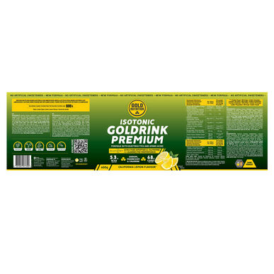 GOLDNUTRITION Premium Sitruuna Isotoninen Juoma Lisäravinne 600g
