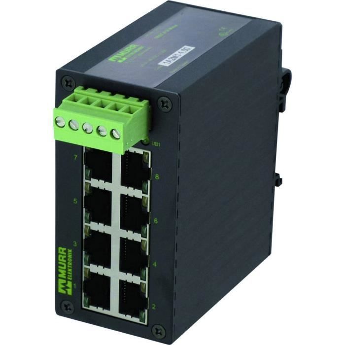 8-Port RJ45 Netzwerk-Switch – MURR ELEKTRONIK – TREE – Fast Ethernet – Profinet – Ethernet/IP