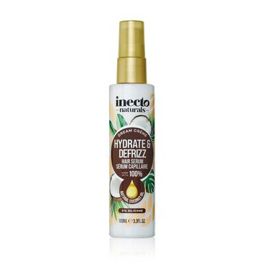 Inecto Anti-Frizz -hiusseerumi kookosöljyllä 100ml