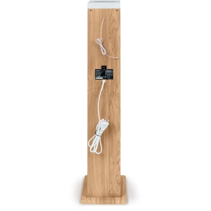 Altavoz de torre - THOMSON - Bluetooth/CD/USB/SD - Blanco/Madera - 60W - Radio FM