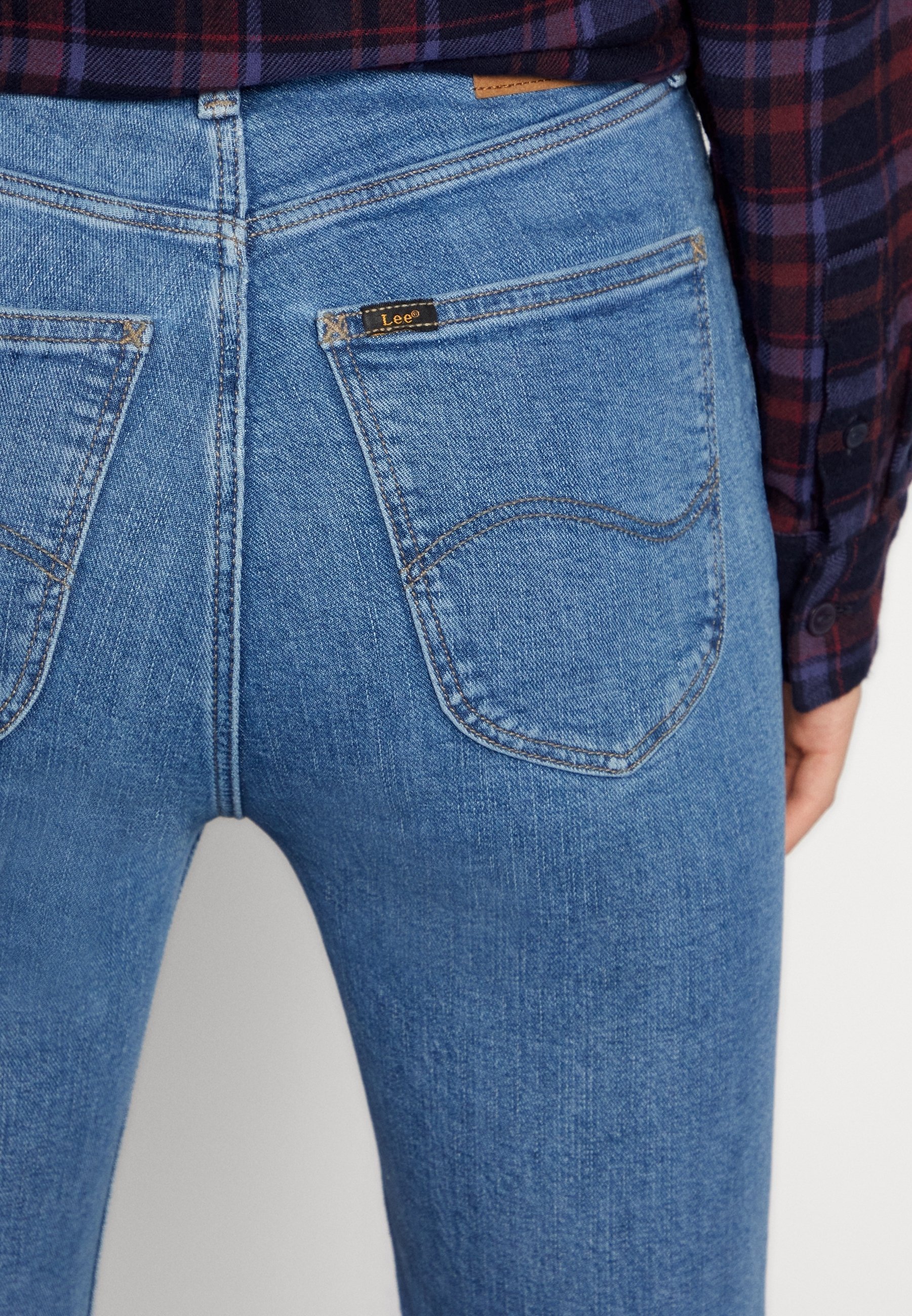 Lee Jeans Skinny Fit - blå denim