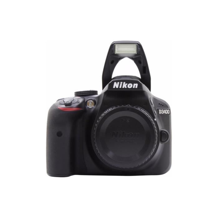 NIKON D3400 digitalt spejlreflekskamera - 24,2 MP sensor - Bluetooth - Full HD-video