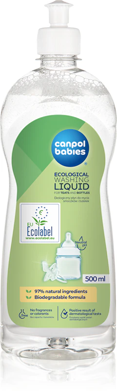 Detergente líquido ecológico Canpol para acessórios de bebê