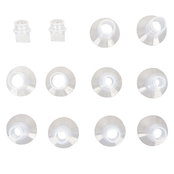 SALUTUYA Inserts de bride de pompe à lait portable 10pcs Locage de pompe à lait insert la bride de puericulture d'allaitement