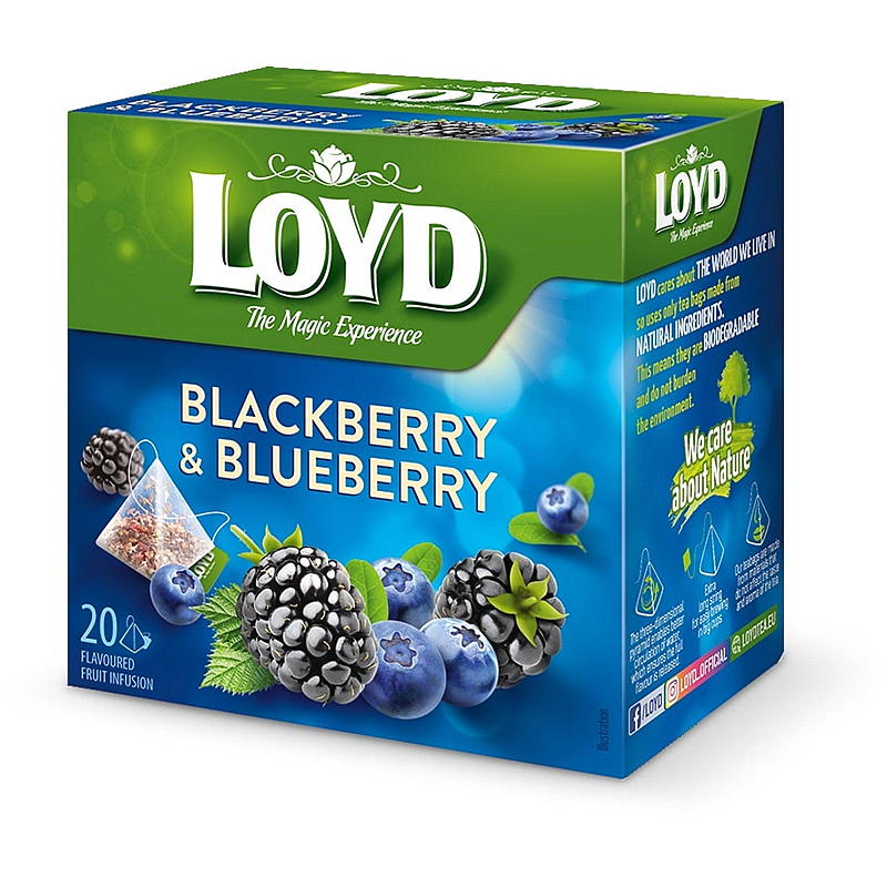 Loyd Tea 20-pack med björnbär och blåbär Loyd