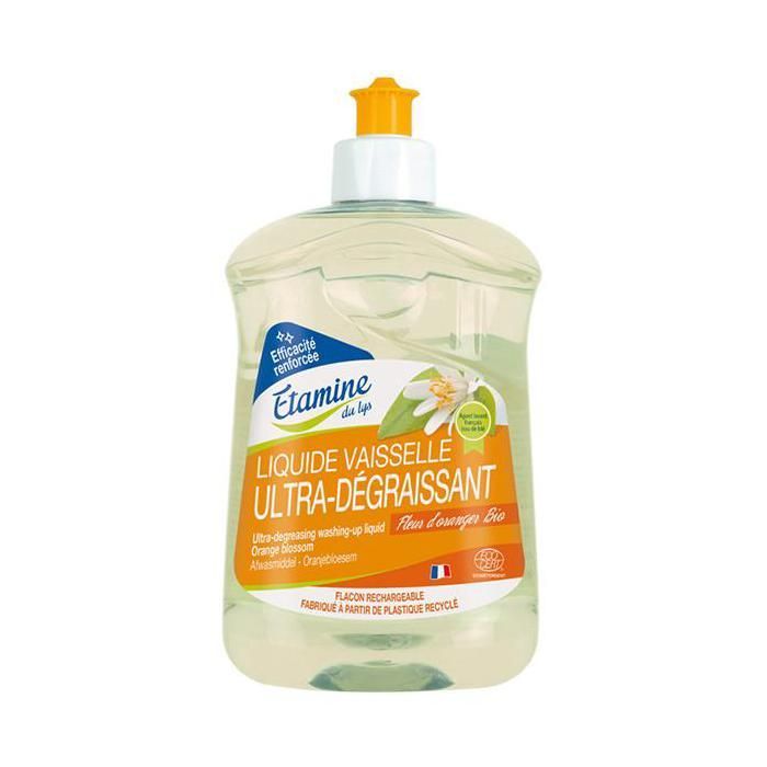 Etamine du Lys Liquide Vaisselle Ultra Dégraissant Fleur d'Oranger 500ml