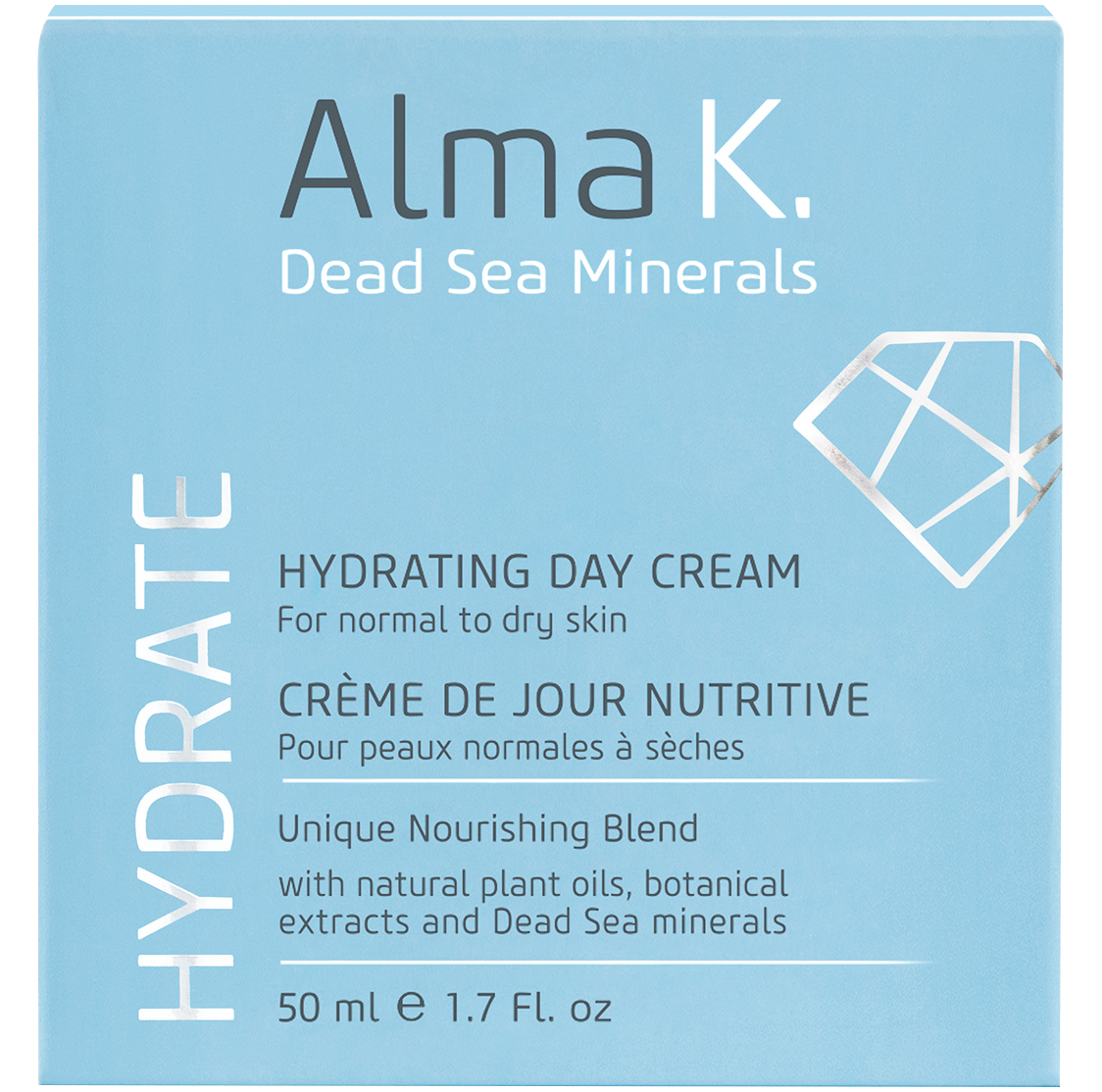 Crema giorno idratante Alma K per pelli normali e secche 50 ml