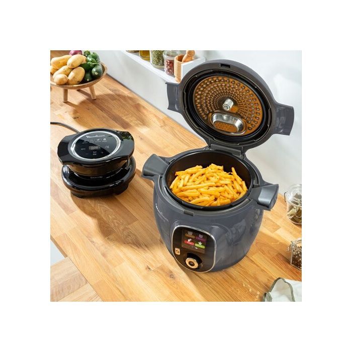 Moulinex Cookeo, Multicooker, 150 ricette, Veloce, 6 L, 6 persone, Java Pepper Grey, CE851HF0