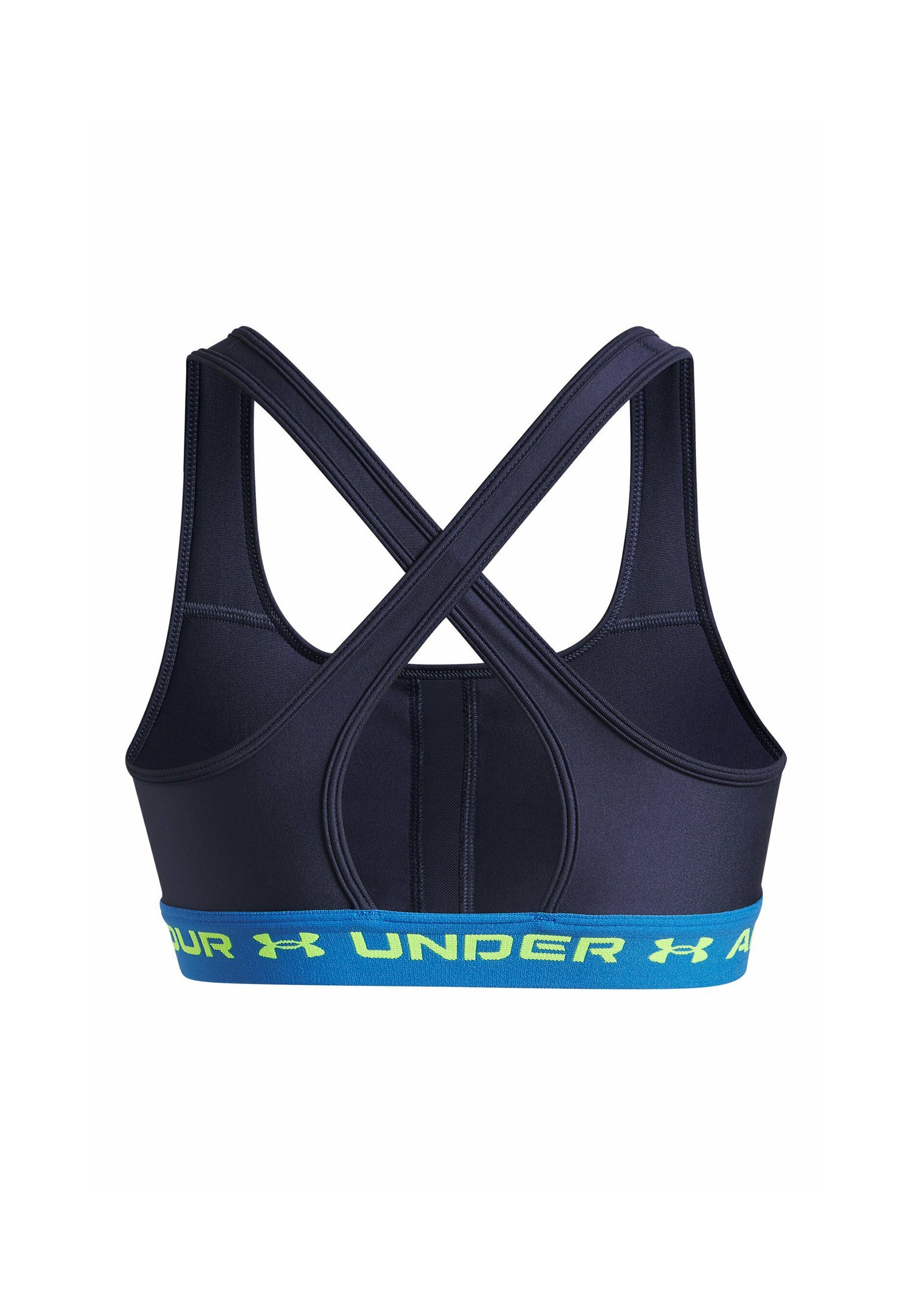 Soutien-gorge de sport Under Armour CROSSBACK MID - Maintien moyen - Bleu marine délavé